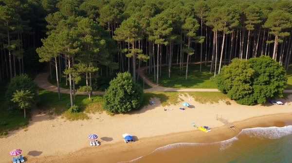 Les mathes : votre destination camping entre plages et forêts